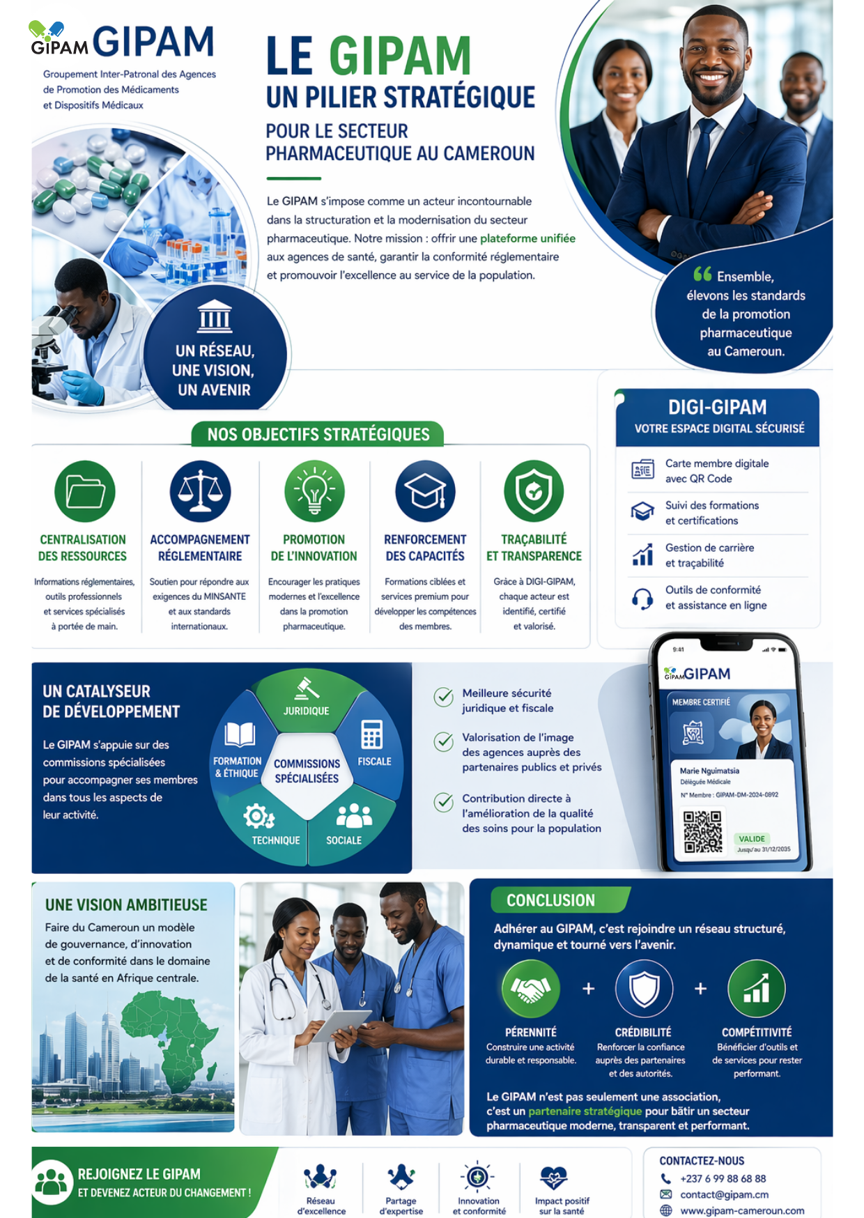 Le GIPAM, Un Pilier Stratégique pour le Secteur Pharmaceutique au Cameroun